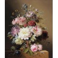Натюрморт с божури, рододендрони и рози (1812) РЕПРОДУКЦИИ НА КАРТИНИ